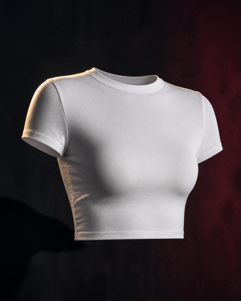 Premium Crop Top — 200 GSM 95% Cotton, 5% Lycra