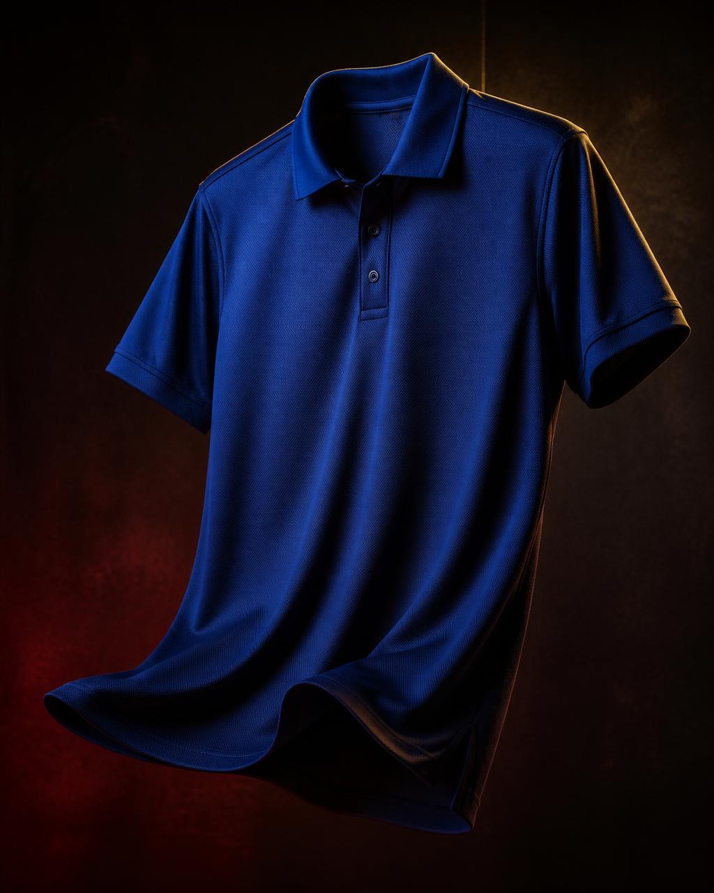 Polo T-Shirt — Polyester Mars — 210 GSM 100% Polyester Mars