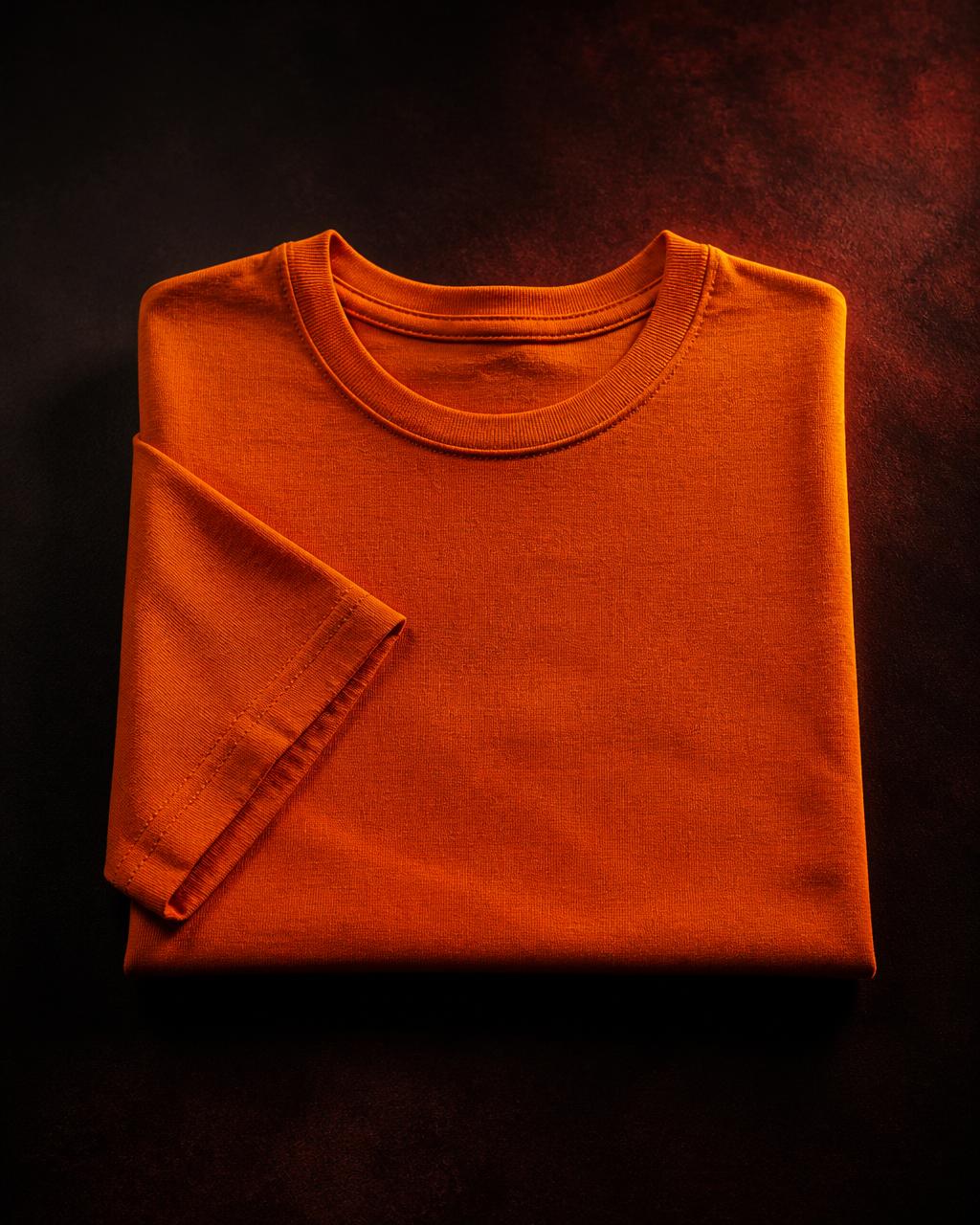 Regular Fit T-Shirt — 180 GSM Single Jersey 100% RL Combed Cotton