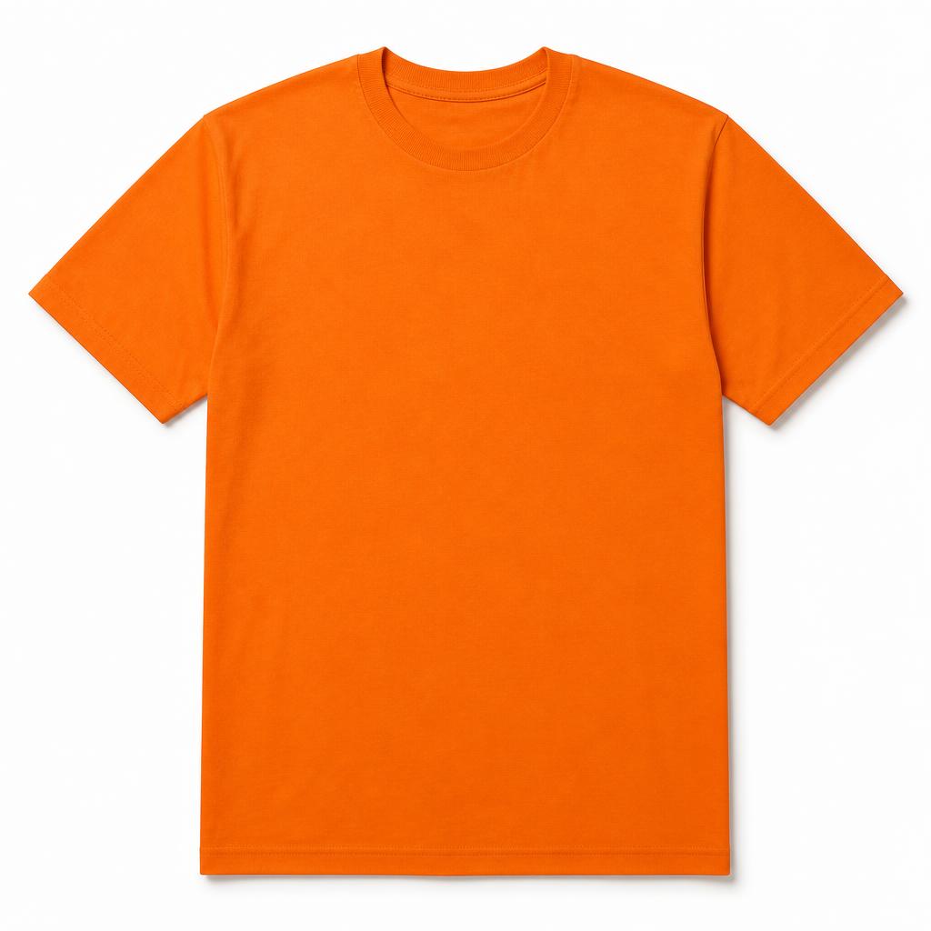 Regular Fit T-Shirt — 180 GSM Single Jersey 100% RL Combed Cotton